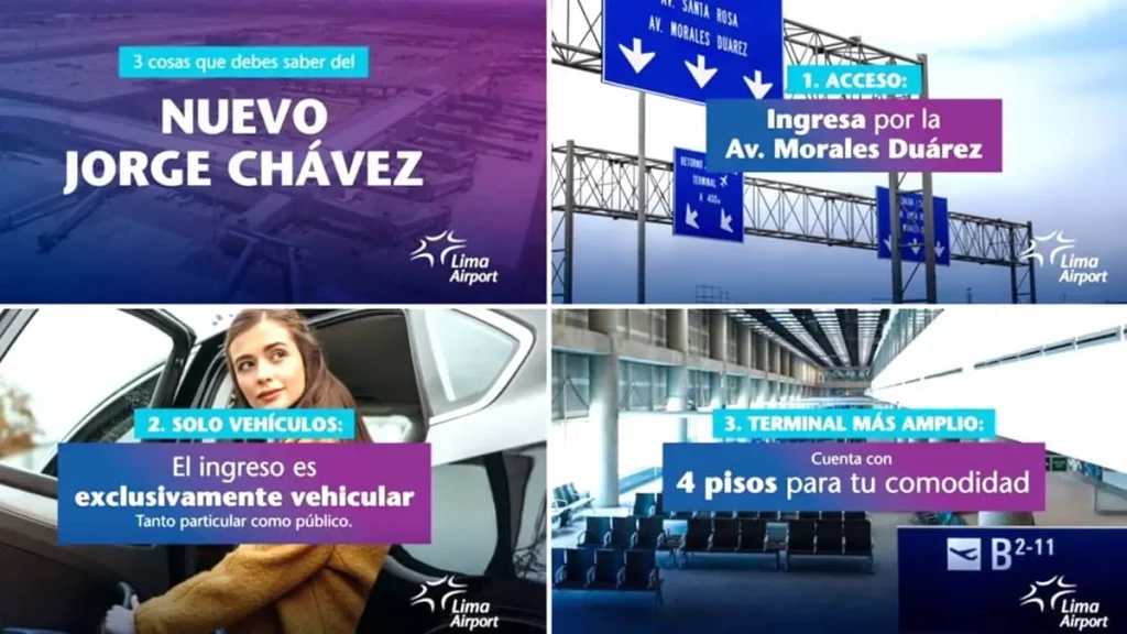 Cómo llegar al nuevo aeropuerto Jorge Chávez