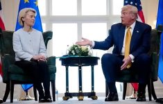 Donald Trump y Ursula von der Leyen