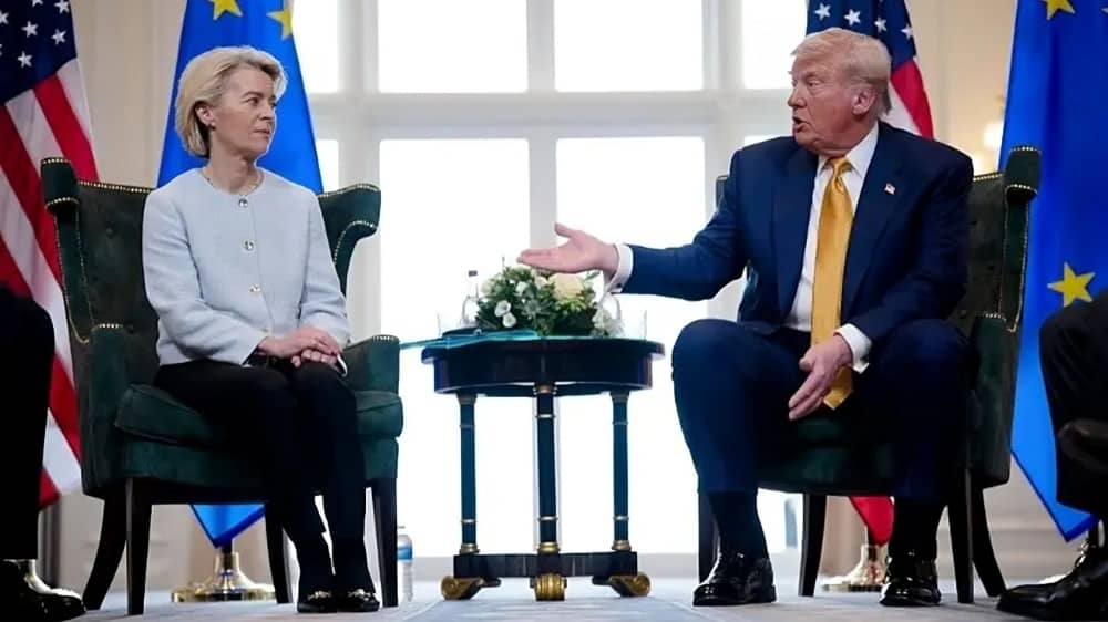 Donald Trump y Ursula von der Leyen