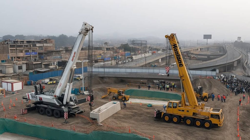 Arranca el bypass Las Torres con colocación de pilares
